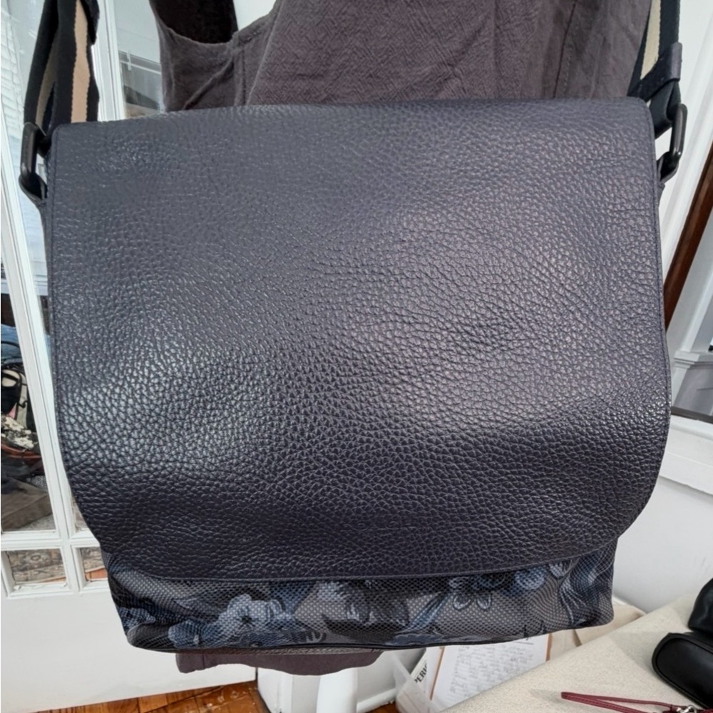 Coach Blue Crossbody Bag with Floral Detail - Picture 4 of 8